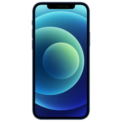 Refurbished Apple iPhone 12 A2172 (Fully Unlocked) 128GB Blue (Grade A) w/ Pre-Installed Tempered Glass
