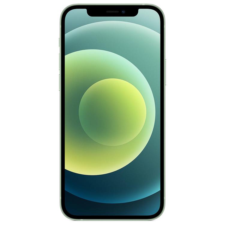Refurbished Apple iPhone 12 A2172 (Fully Unlocked) 128GB Green (Grade A+) w/ Pre-Installed Tempered Glass