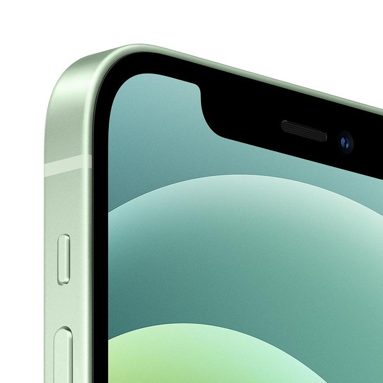Refurbished Apple iPhone 12 A2172 (Fully Unlocked) 128GB Green (Grade A+) w/ Pre-Installed Tempered Glass
