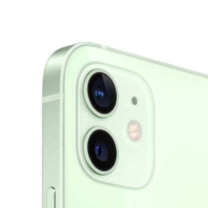 Refurbished Apple iPhone 12 A2172 (Fully Unlocked) 128GB Green (Grade A) w/ Pre-Installed Tempered Glass