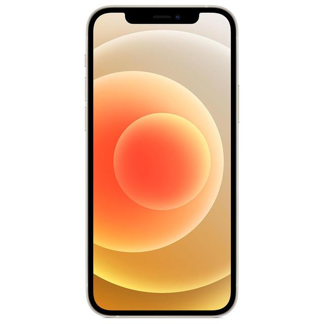 Refurbished Apple iPhone 12 A2172 (Fully Unlocked) 128GB White (Grade A) w/ Pre-Installed Tempered Glass