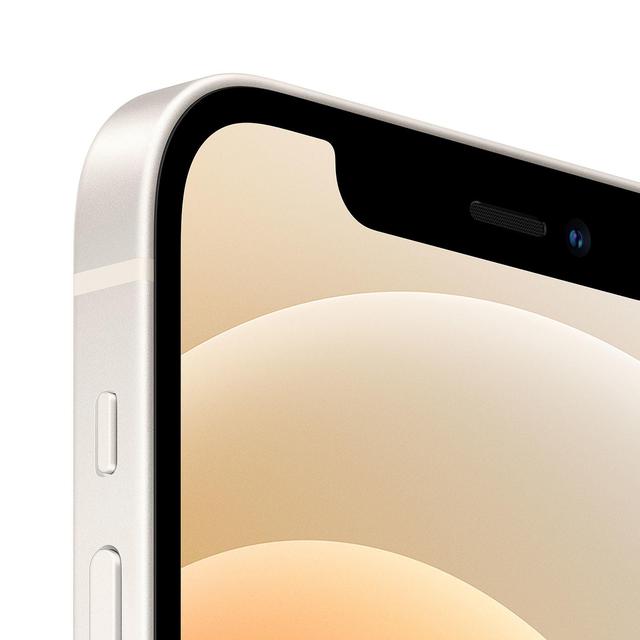 Refurbished Apple iPhone 12 A2172 (Fully Unlocked) 128GB White (Grade A) w/ Pre-Installed Tempered Glass