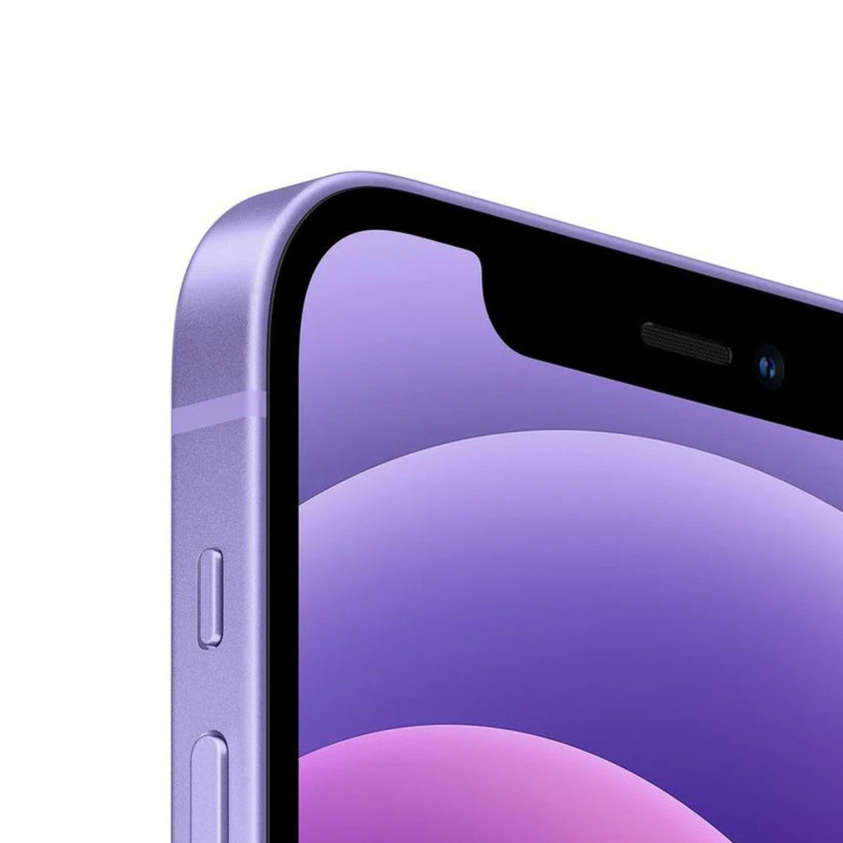 Refurbished Apple iPhone 12 A2172 (Fully Unlocked) 256GB Purple (Grade A+) w/ Pre-Installed Tempered Glass
