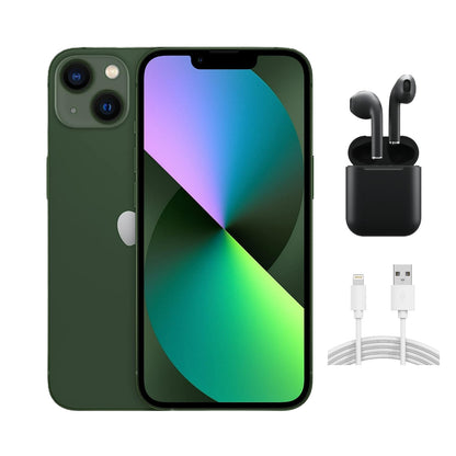 Apple iPhone 13 Mini A2481 (Fully Unlocked) 128 Green w/ Wireless Earbuds