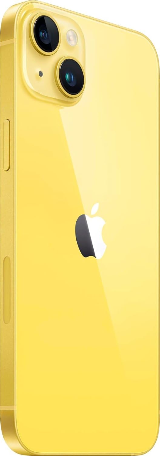 Refurbished Apple iPhone 14 Plus A2632 (Fully Unlocked) 128GB Yellow (Grade A) w/ Wirelesss Earbuds