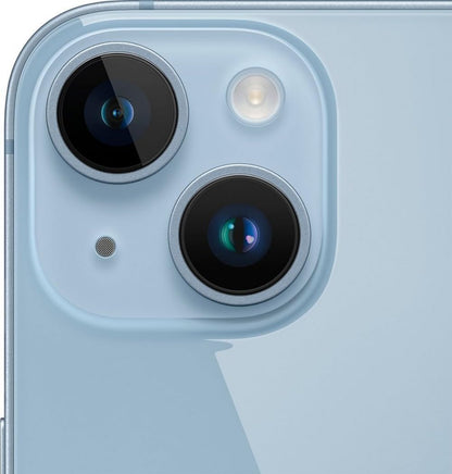 Refurbished Apple iPhone 14 Plus A2632 (Fully Unlocked) 256GB Blue (Grade A) w/ Wirelesss Earbuds