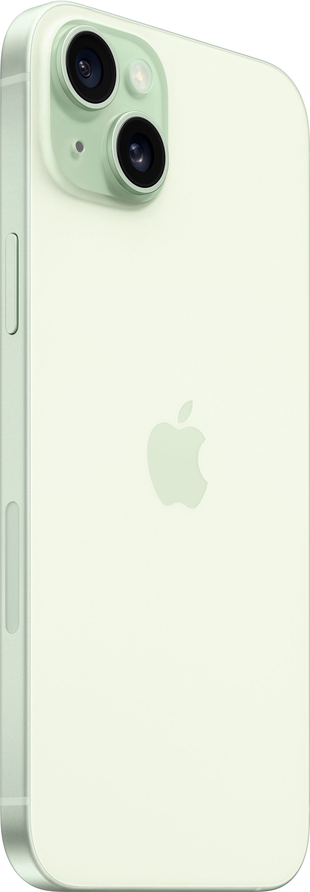 Refurbished Apple iPhone 15 Plus A2847 (Fully Unlocked) 128GB Green (Grade A+) Bundle with Pre-Installed Tempered Glass and Bluetooth Earbuds