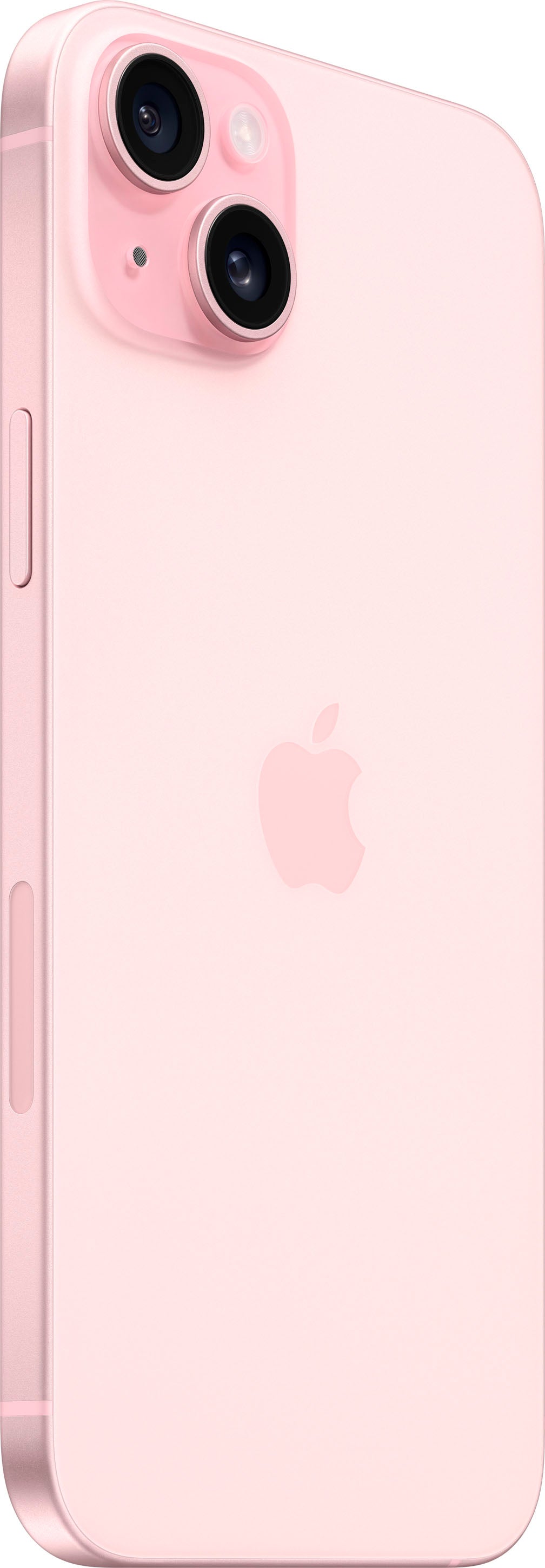 Refurbished Apple iPhone 15 Plus A2847 (Fully Unlocked) 128GB Pink (Grade A) Bundle with Pre-Installed Tempered Glass and Bluetooth Earbuds