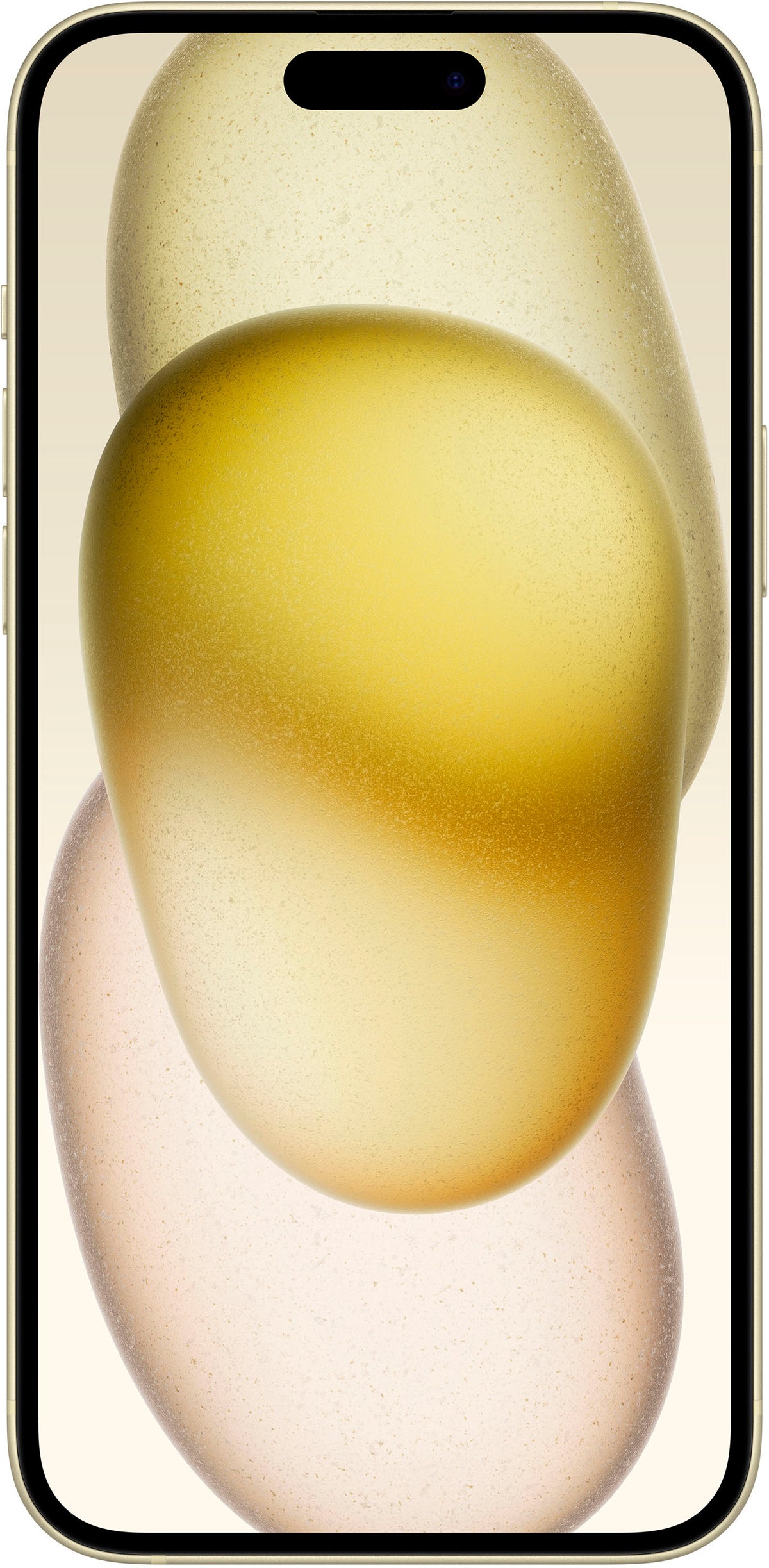 Refurbished Apple iPhone 15 Plus A2847 (Fully Unlocked) 128GB Yellow (Grade A+) Bundle with Pre-Installed Tempered Glass and Bluetooth Earbuds
