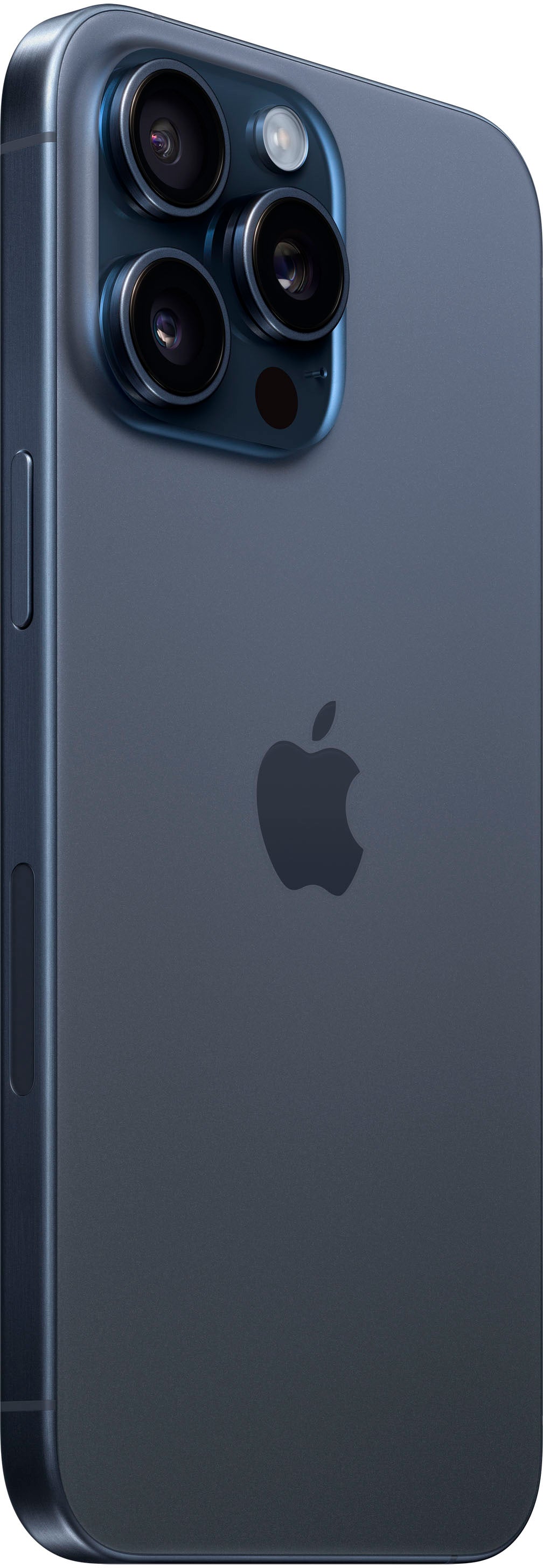 Refurbished Apple iPhone 15 Pro Max A2849 (Fully Unlocked) 1TB Blue Titanium (Grade B) w/ Pre-Installed Tempered Glass
