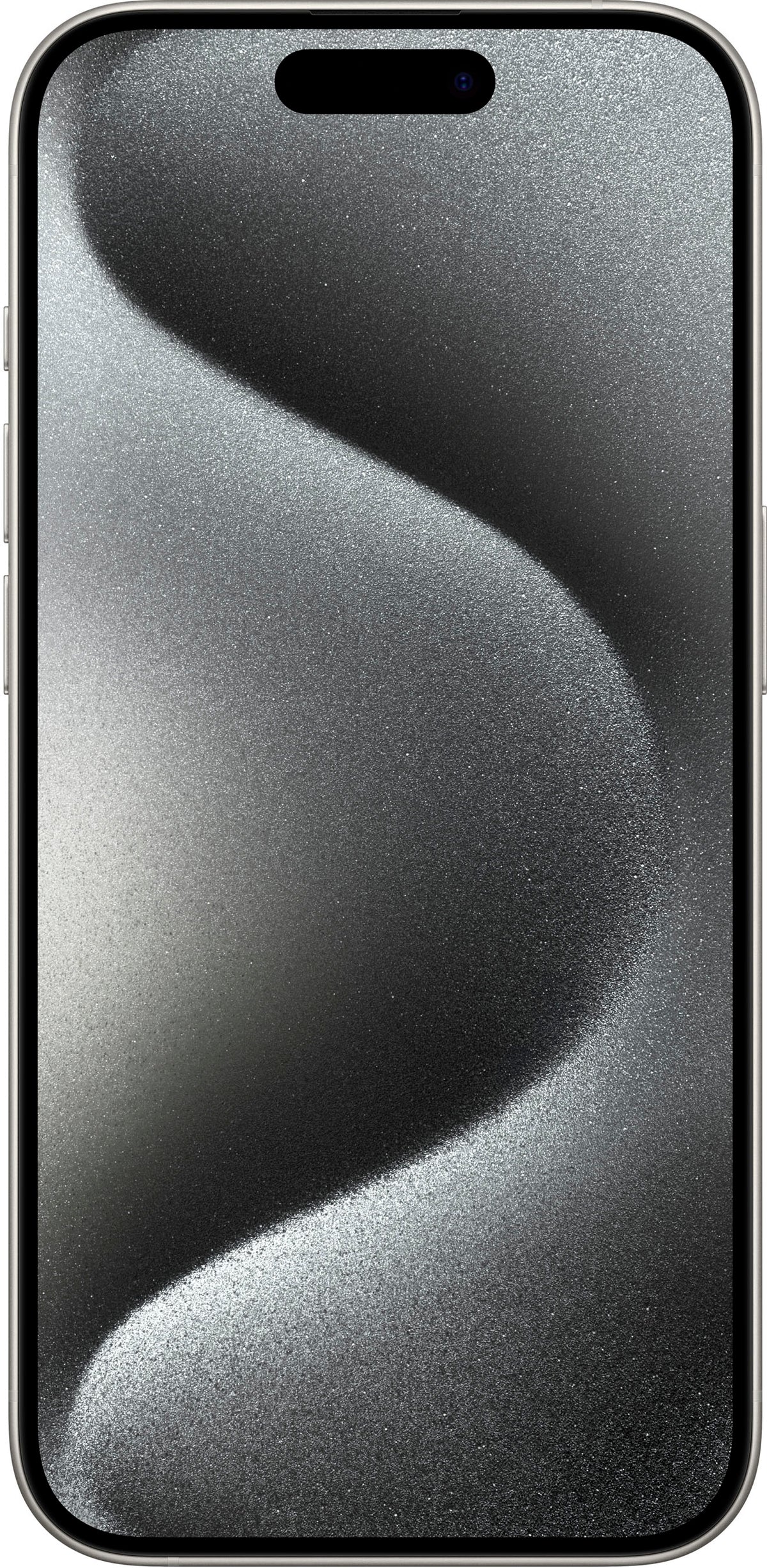 Refurbished Apple iPhone 15 Pro A2848 (Fully Unlocked) 128GB White Titanium (Grade B) w/ Wireless Earbuds