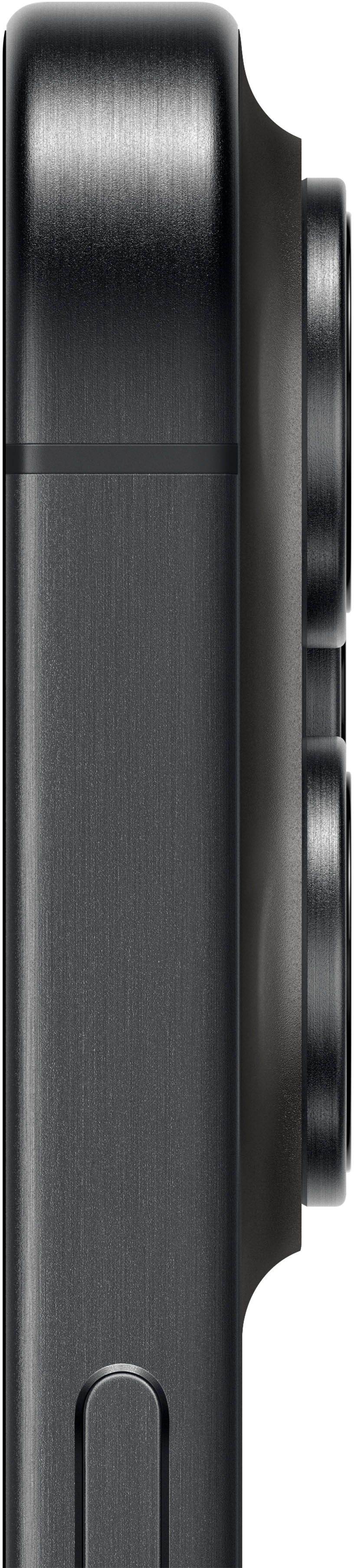 Refurbished Apple iPhone 15 Pro A2848 (Fully Unlocked) 1TB Black Titanium (Grade A) w/ Wireless Earbuds