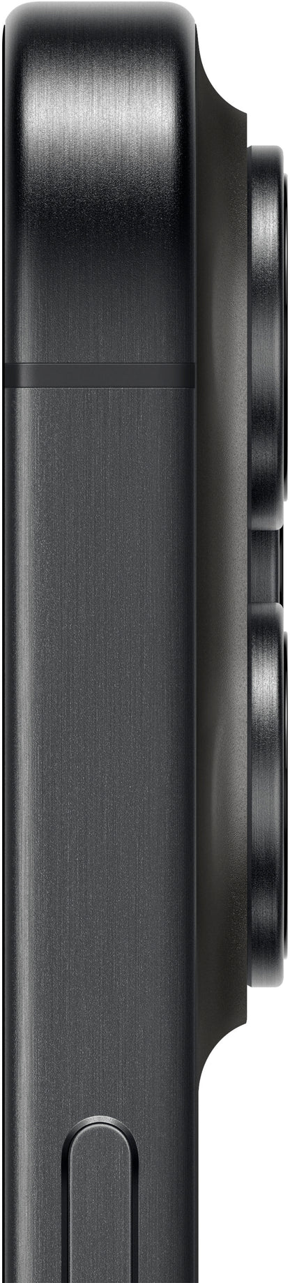 Refurbished Apple iPhone 15 Pro A2848 (Fully Unlocked) 1TB Black Titanium (Grade A) w/ Wireless Earbuds