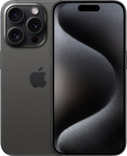 Refurbished Apple iPhone 15 Pro A2848 (Fully Unlocked) 256GB Black Titanium (Grade A+)