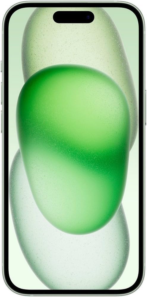 Refurbished Apple iPhone 15 A2846 (Fully Unlocked) 128GB Green (Grade A) w/ Wireless Earbuds