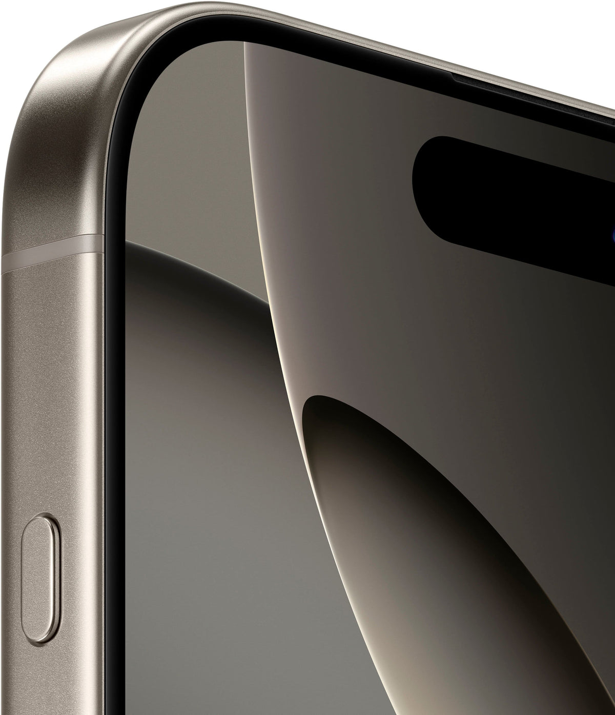 Refurbished Apple iPhone 16 Pro Max A3084 (Fully Unlocked) 256GB Natural Titanium (Grade A) Bundle with Pre-Installed Tempered Glass and Bluetooth Earbuds