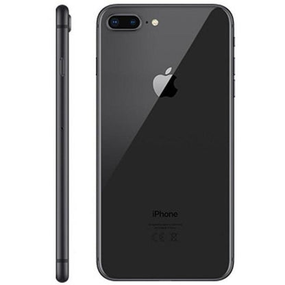 Restored iPhone 8 Plus (AT&T) 64GB Space Gray, with Wireless Earbuds (Refurbished)