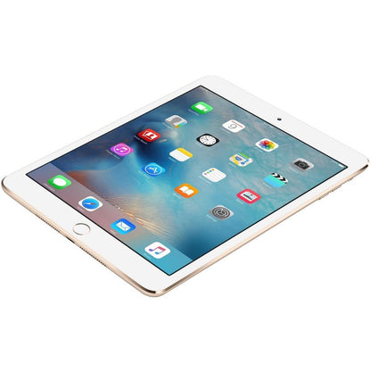 Refurbished Apple iPad Mini 3 A1600 (WiFi + Cellular Unlocked) 16GB Gold (Grade A+) w/ Pre-Installed Tempered Glass