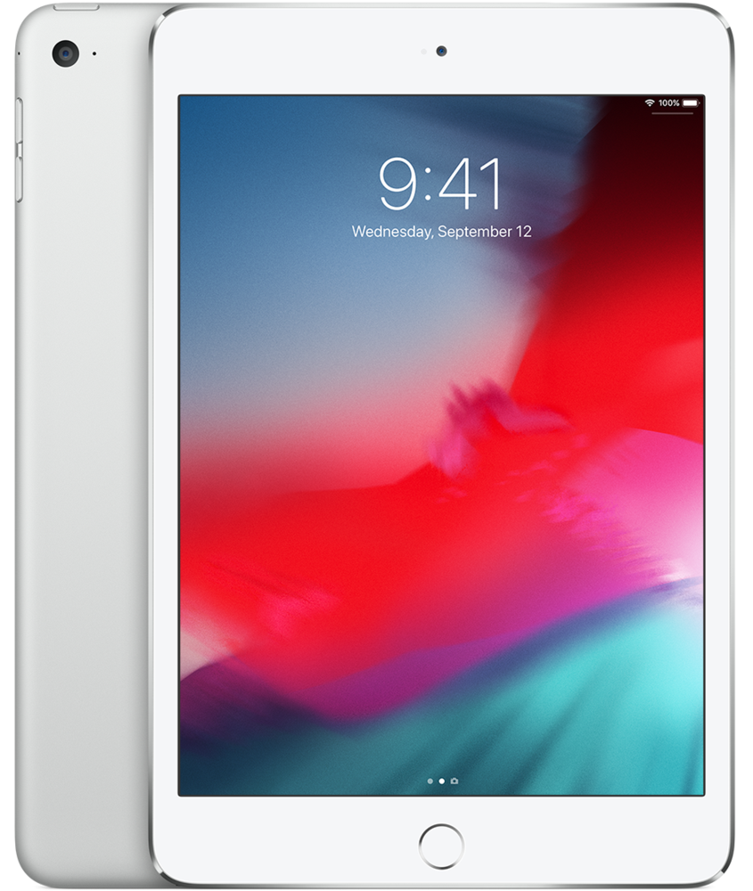 Refurbished Apple iPad Mini 4 A1550 (WiFi + Cellular Unlocked) 128GB Silver (Grade A)