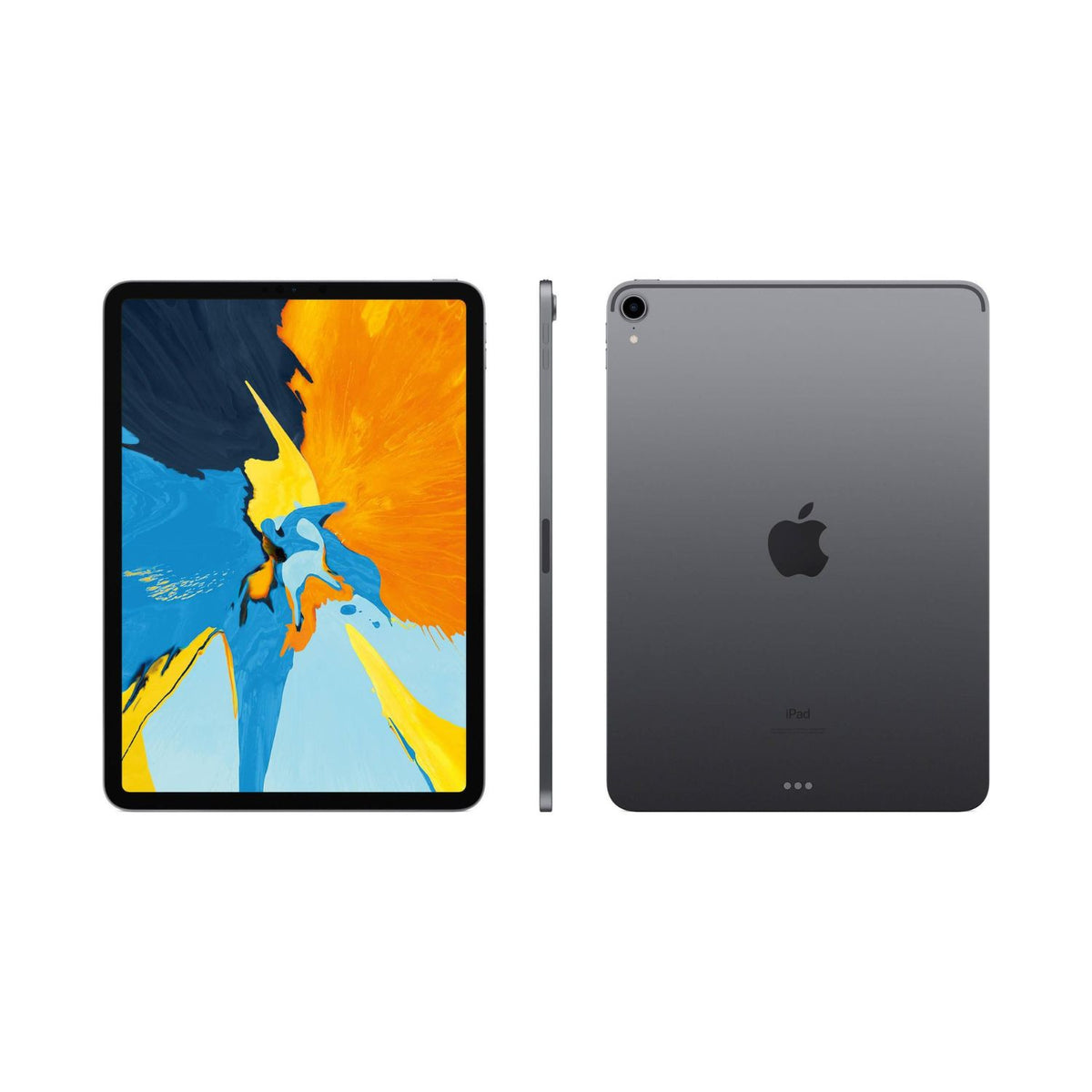 Refurbished Apple iPad Pro 11" (2018) A2013 (WiFi + Cellular Unlocked) 1TB Space Gray (Grade B) w/ Pre-Installed Tempered Glass