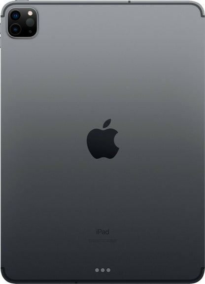 Refurbished Apple iPad Pro 11" (2020) A2228 (WiFi ) 128GB Space Gray (Grade A+) w/ Pre-Installed Tempered Glass