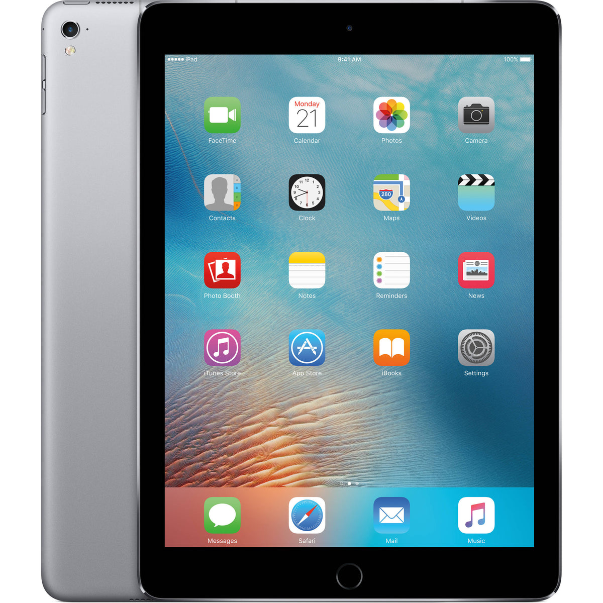 Refurbished Apple iPad Pro 9.7 (1st Gen) A1673 (WiFi + Cellular Unlocked) 32GB Space Gray (Grade B)