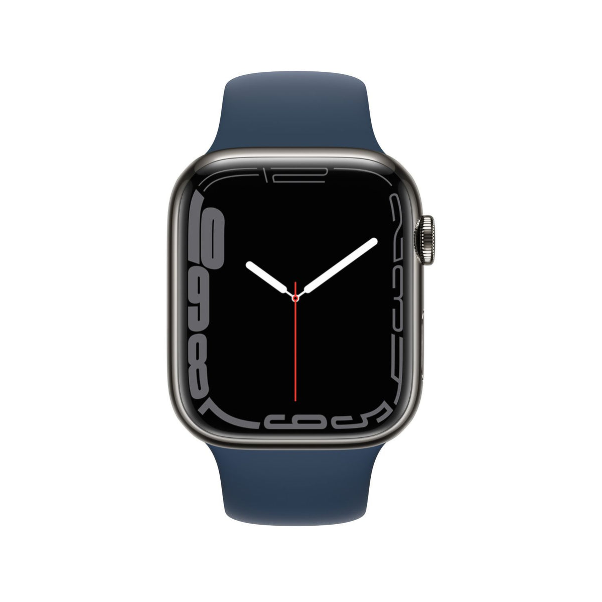Apple Watch Series 7 Aluminum 41mm A2473 (GPS Only, No Cellular) Blue w/ Wireless Earbuds