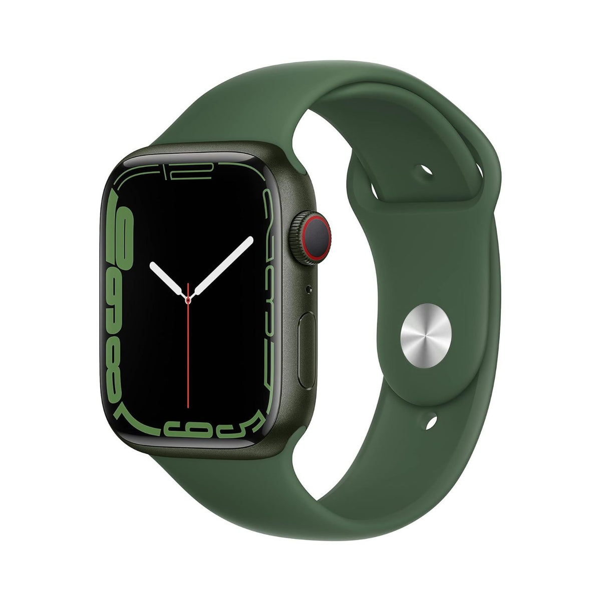 Apple Watch Series 7 Aluminum 41mm A2473 (GPS Only, No Cellular) Green w/ Wireless Earbuds