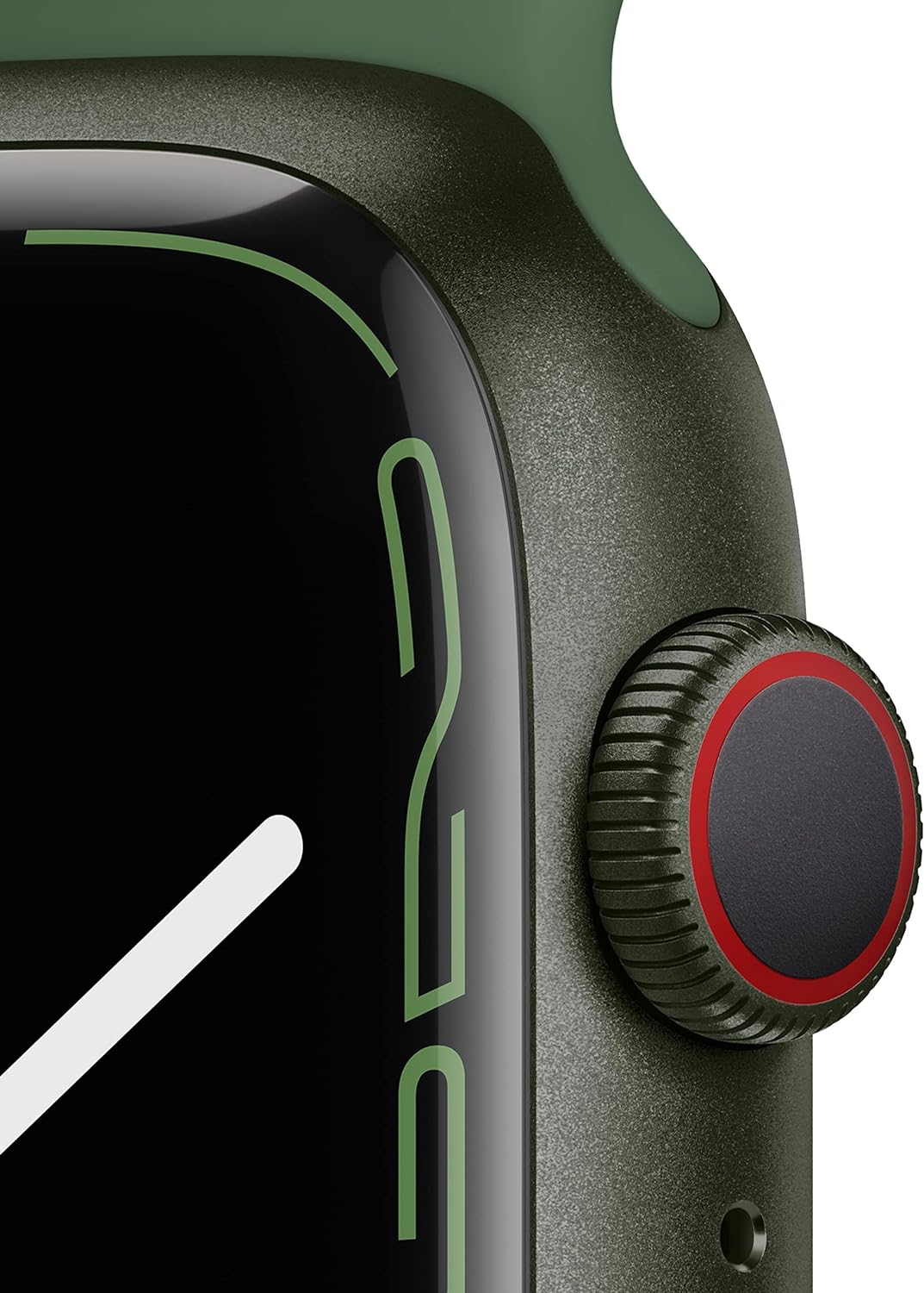 Refurbished Apple Watch Series 7 Aluminum 41mm A2473 (GPS Only, No Cellular) Green (Grade B) w/ Wireless Earbuds