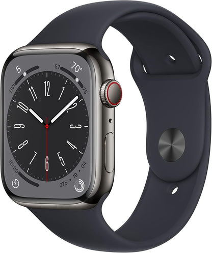 Watch Series 8 Stainless Steel GPS + Cellular Certified Refurbished
