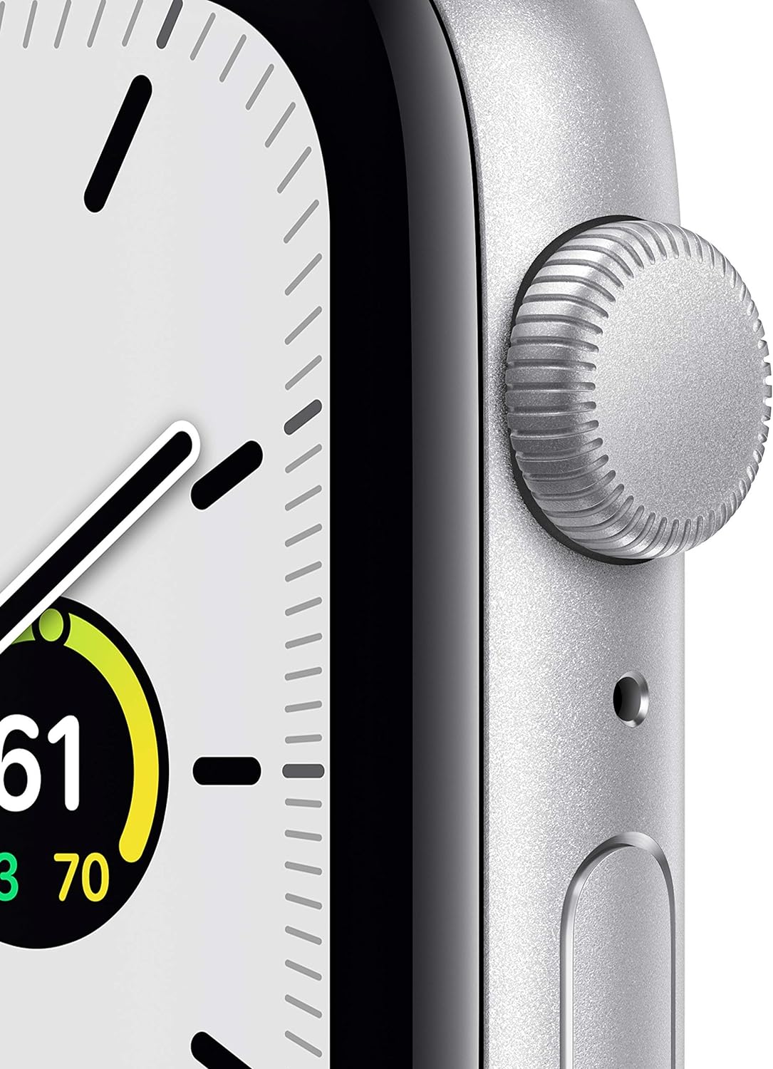 Refurbished Apple Watch SE (2020) 1st Gen 40mm (GPS Only, No Cellular) Silver w/ Wireless Earbuds