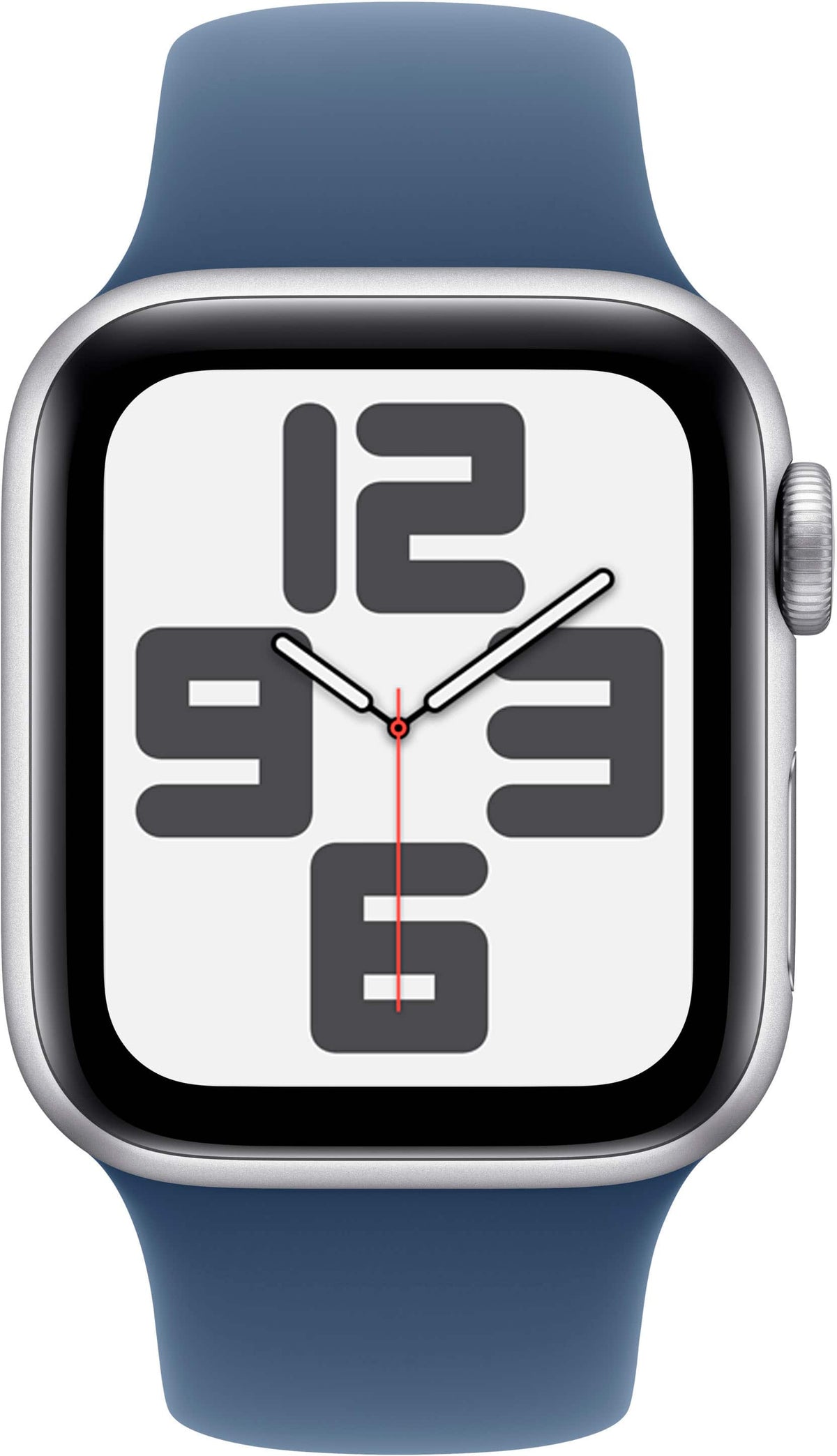 Refurbished Apple Watch SE (2022) 2nd Gen 40mm (GPS Only, No Cellular) Silver w/ Wireless Earbuds
