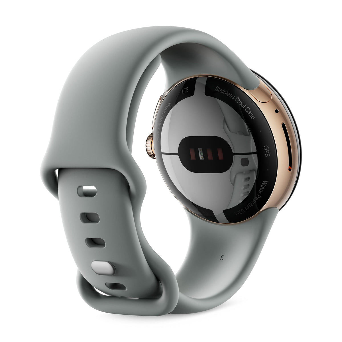 Refurbished Google Pixel Watch (2022) 41mm GQF4C (GPS Only, No Cellular) Champagne Gold Stainless Steel (Grade A)