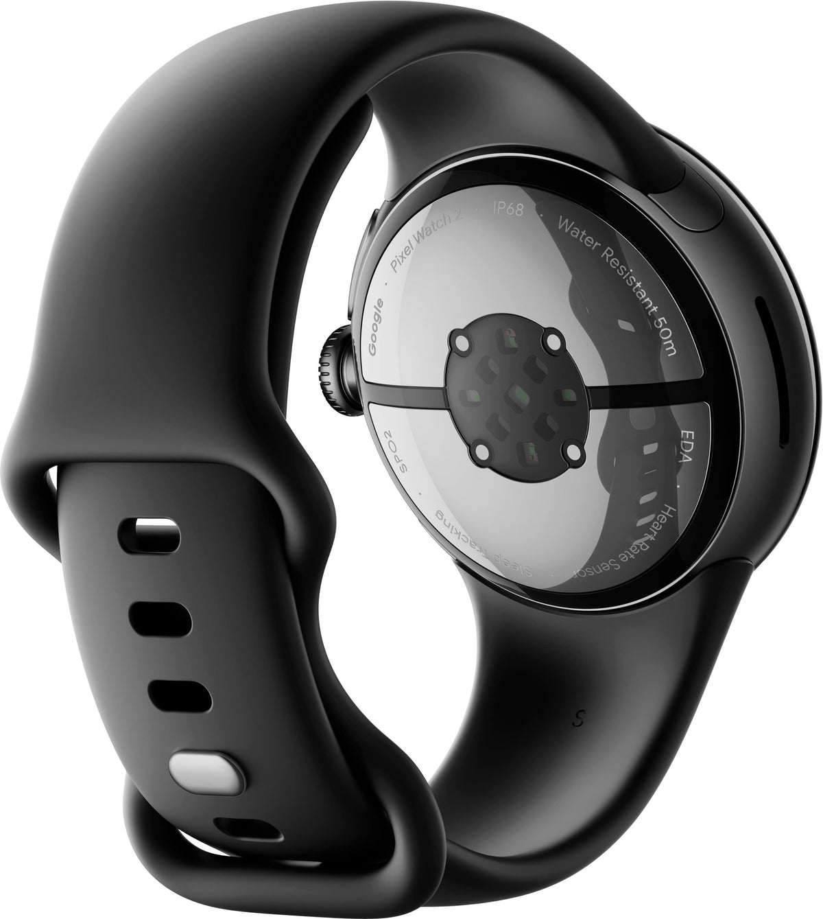 Refurbished Google Pixel Watch 2 (2023) 41mm G4TSL (GPS Only, No Cellular) Matte Black Aluminum (Grade A) w/ Wireless Earbuds