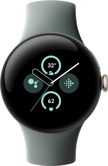 Refurbished Google Pixel Watch 2 (2023) 41mm G4TSL (GPS Only, No Cellular) Champagne Gold Aluminum (Grade A+)