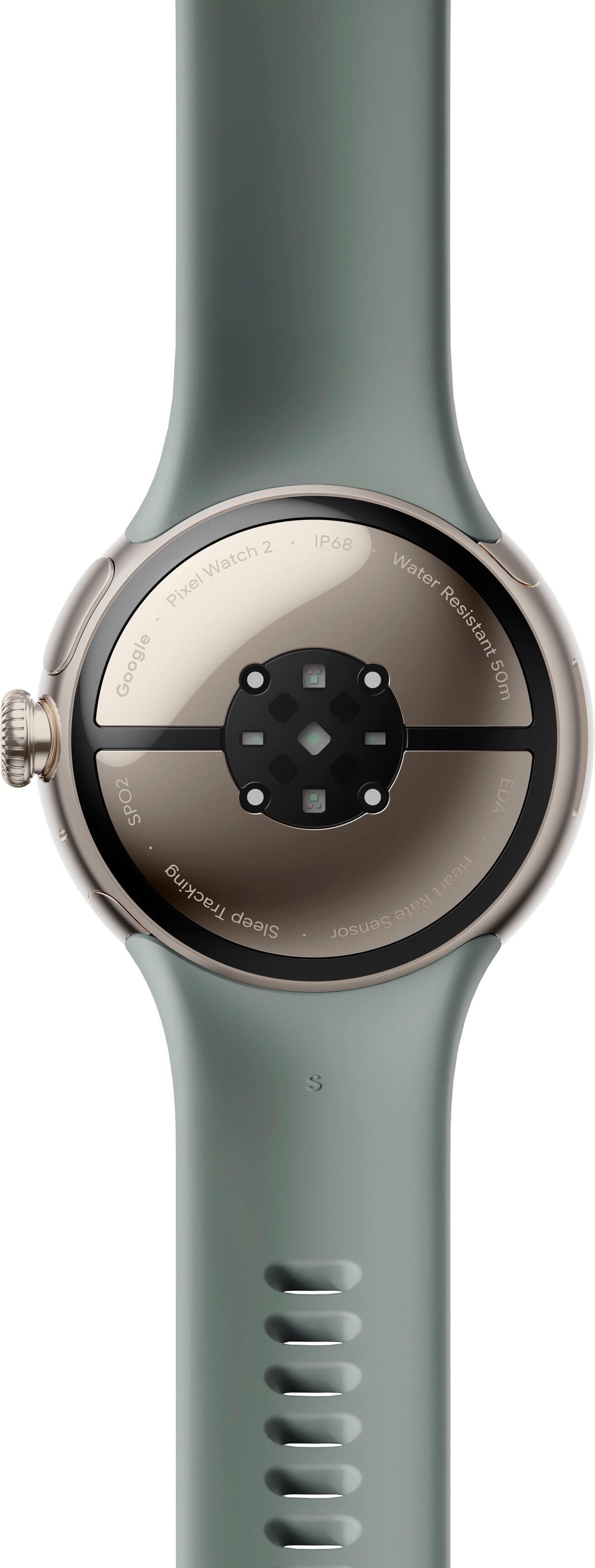 Refurbished Google Pixel Watch 2 (2023) 41mm G4TSL (GPS Only, No Cellular) Champagne Gold Aluminum (Grade A+) w/ Wireless Earbuds