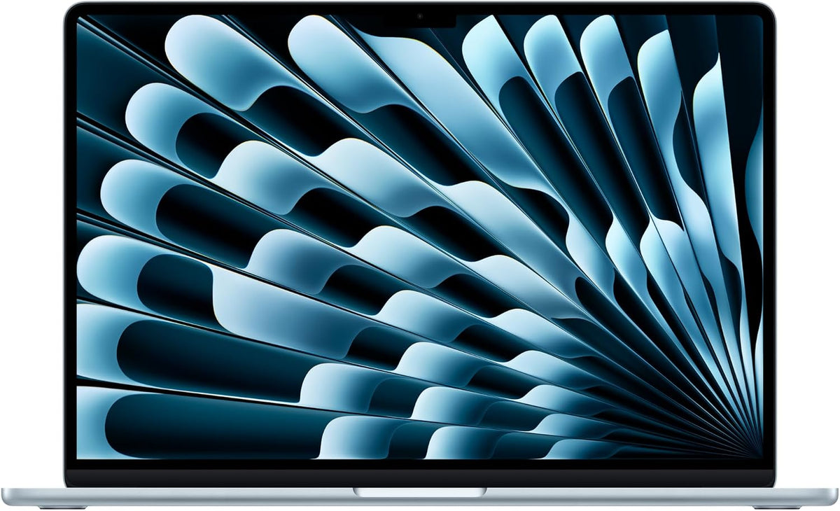 Refurbished Apple MacBook Air 15" (2025) M4 CPU @ 4.40GHz 10 Core CPU 10 Core GPU A3241 24GB RAM 512GB SSD Sky Blue (Grade B)