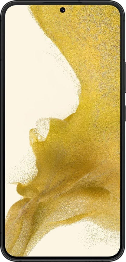 Refurbished Samsung Galaxy S22 Plus 5G S906U (Fully Unlocked) 128GB Phantom Black (Grade B) Bundle with Pre-Installed Tempered Glass and Bluetooth Earbuds