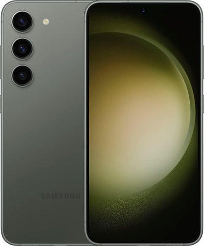 Refurbished Samsung Galaxy S23 5G S911U (Fully Unlocked) 128GB Green (Grade A)w/ Pre-Installed Tempered Glass