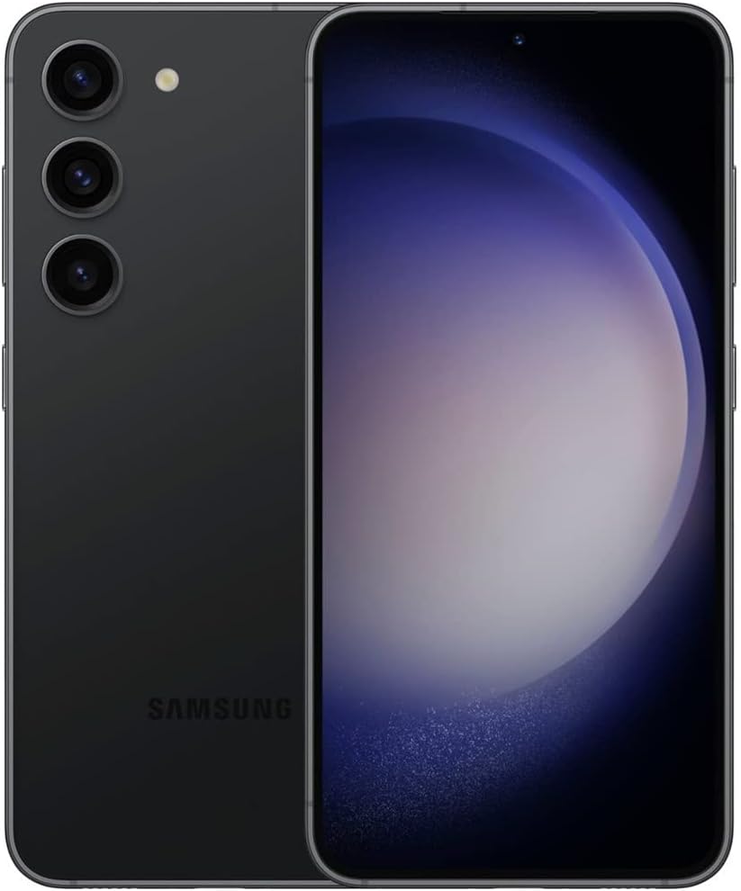 Refurbished Samsung Galaxy S23 Plus 5G S916U (Fully Unlocked) 256GB Phantom Black (Grade A+) w/ Wireless Earbuds