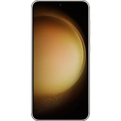 Refurbished Samsung Galaxy S23 Plus 5G S916U (Fully Unlocked) 256GB Cream (Grade A+) Bundle with Pre-Installed Tempered Glass and Bluetooth Earbuds