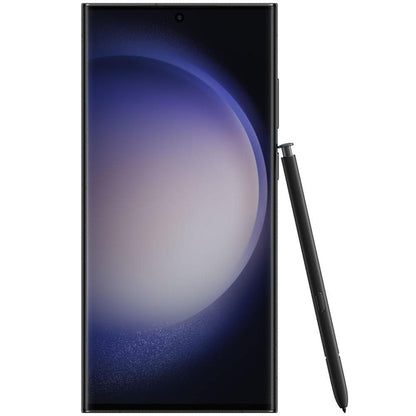 Refurbished Samsung Galaxy S23 Ultra 5G S918U (Fully Unlocked) 256GB Phantom Black (Grade A) w/ Wireless Earbuds