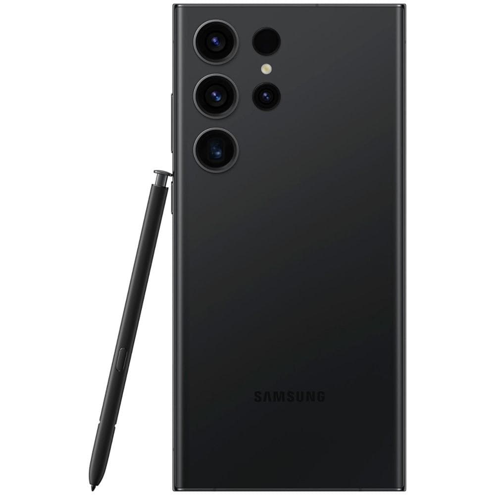 Refurbished Samsung Galaxy S23 Ultra 5G S918U (Fully Unlocked) 256GB Phantom Black (Grade A) w/ Wireless Earbuds