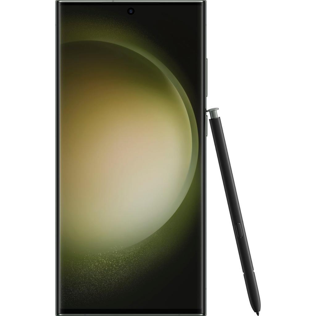 Refurbished Samsung Galaxy S23 Ultra 5G S918U (Fully Unlocked) 256GB Green (Grade A) w/ Wireless Earbuds
