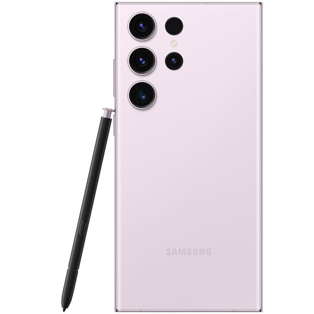 Refurbished Samsung Galaxy S23 Ultra 5G S918U (Fully Unlocked) 256GB Lavender (Grade B) w/ Wireless Earbuds