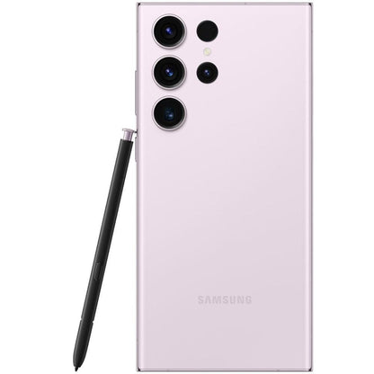 Refurbished Samsung Galaxy S23 Ultra 5G S918U (Fully Unlocked) 256GB Lavender (Grade B) w/ Wireless Earbuds