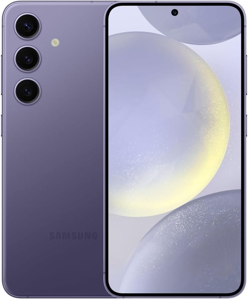 Refurbished Samsung Galaxy S24 Plus 5G S926U (Fully Unlocked) 256GB Cobalt Violet (Grade A+) w/ Pre-Installed Tempered Glass