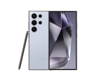 Refurbished Samsung Galaxy S24 Ultra 5G S928U (Fully Unlocked) 256GB Titanium Blue (Grade A+)