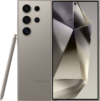 Refurbished Samsung Galaxy S24 Ultra 5G S928U (Fully Unlocked) 256GB Titanium Gray (Grade A+)