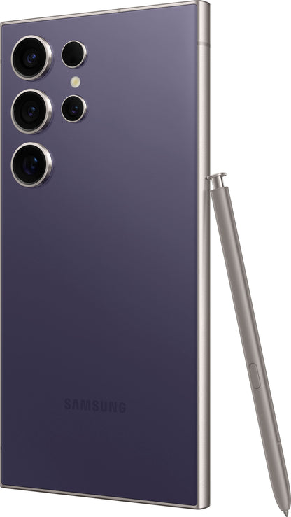 Refurbished Samsung Galaxy S24 Ultra 5G S928U (Fully Unlocked) 256GB Titanium Violet (Grade A)
